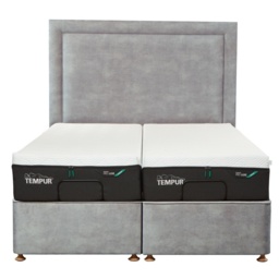Tempur Suffolk Adjustable Disc Divan Base - Single - 90cm x 200cm - Conti Drawers - Soho Dark Grey - thumbnail 2