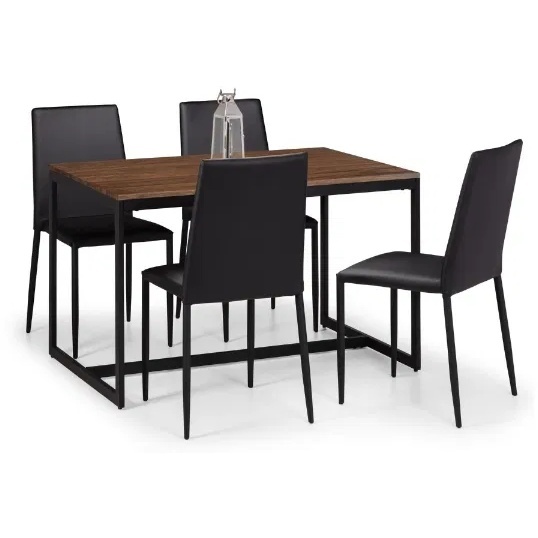 Julian Bowen Tribeca Dining Table - Walnut - image 1