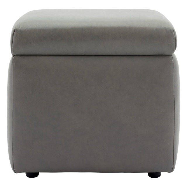 G Plan Spencer Leather Footstool - Grade N