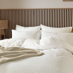 Helena Springfield Calico and Chalk Leaf Sprig Duvet Set - Linen - Double - thumbnail 2