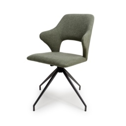 Scott Fabric Dining Chair - Sage - thumbnail 2