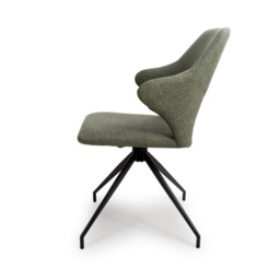 Scott Fabric Dining Chair - Sage - thumbnail 4