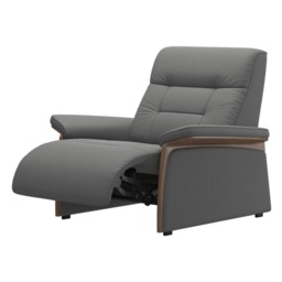 Stressless Mary Power Recliner Chair With Wooden Arms - Velaro Leather - thumbnail 2