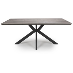 Phoenix 180cm/220cm Extending Dining Table - Grey - thumbnail 2