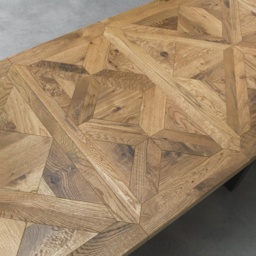 Vancouver Rustic Oak 4-6 Seater Dining Table - thumbnail 6