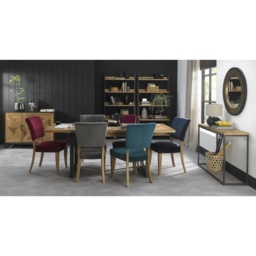 Vancouver Rustic Oak 4-6 Seater Dining Table - thumbnail 3