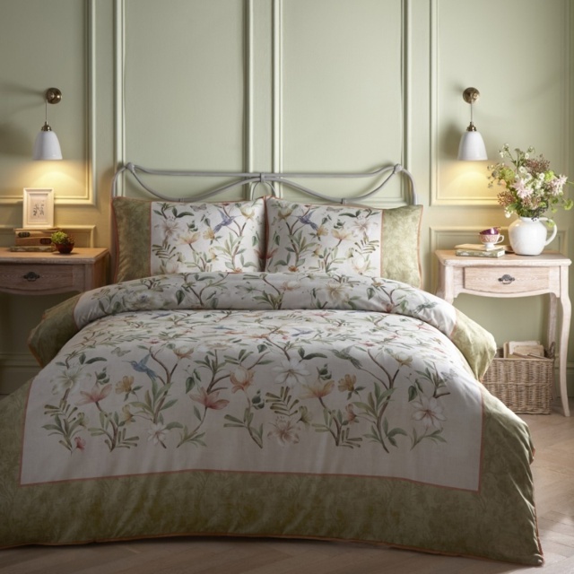 Appletree Fiorella Duvet Set - Natural - Double - image 1