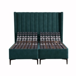 Tempur Suffolk Slim Disc Adjustable Divan Base - Single - 90cm x 200cm - Velvet Teal - thumbnail 2