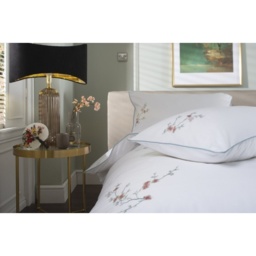 The Lyndon Company Cherry Blossom Duvet Set - White - Double - thumbnail 2