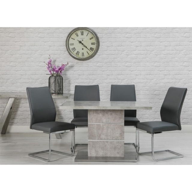 Seattle Grey Dining Chair - image 1