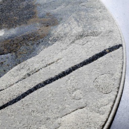 Mastercraft 063-0529/2626 Galleria Round Rug - Grey - 240cm Circle - thumbnail 3