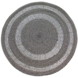 Peggy Wilkins Bliss Beaded Placemat - Silver - thumbnail 2