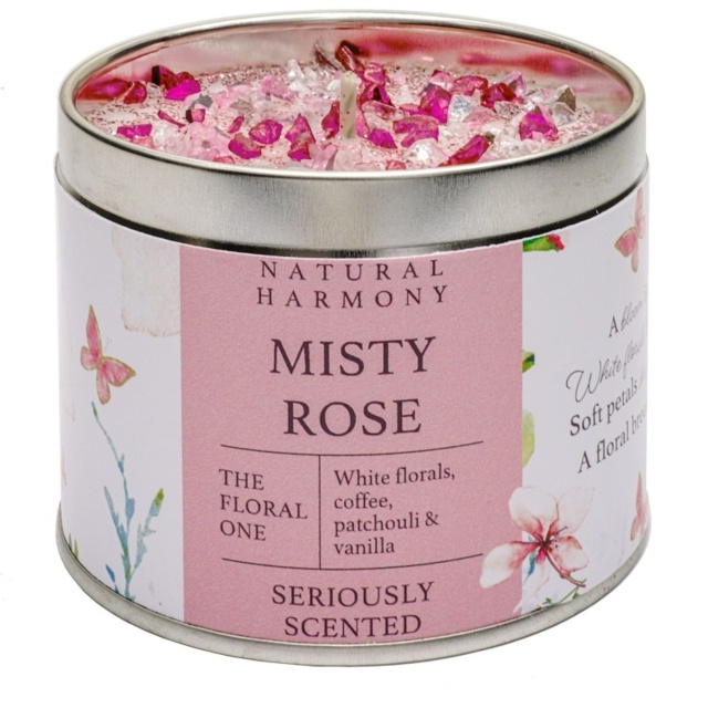 Best Kept Secrets Misty Rose Natural Harmony Candle Tin - 240g - image 1