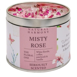 Best Kept Secrets Misty Rose Natural Harmony Candle Tin - 240g - thumbnail 1
