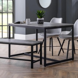 Julian Bowen Staten Concrete Dining Table - thumbnail 1