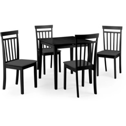Julian Bowen Rufford Dining Table - Black - thumbnail 3