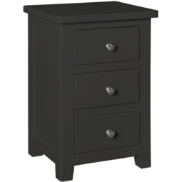 Cannes Bedside Cabinet - Painted Charcoal
