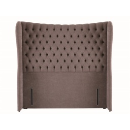 Hypnos Elizabeth Winged Euro Wide Headboard - 180cm Super King - Premium Fabric - thumbnail 2