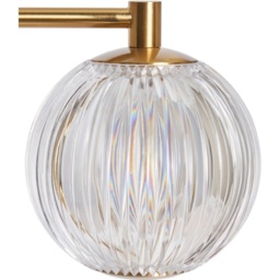 BHS Rimi Acrylic Ball Table Lamp - Brass - thumbnail 3