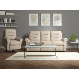 G Plan Holmes 2 Seater Recliner Sofa - Leather Grade L - Electric Single LHF - thumbnail 4