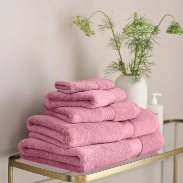 Christy Supreme Bathroom Towel - Blush Pink - Face - image 1