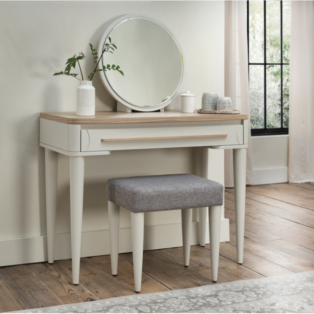 Delta Scandi Oak and Soft Grey Dressing Table - image 1