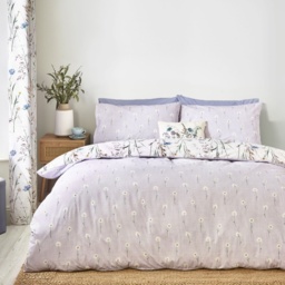 Catherine Lansfield Grasmere Floral Duvet Set - Lilac - Super King - thumbnail 5