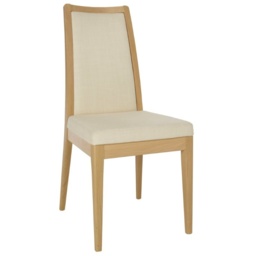 Ercol Romana Padded Back Dining Chair - Leather - Grade L