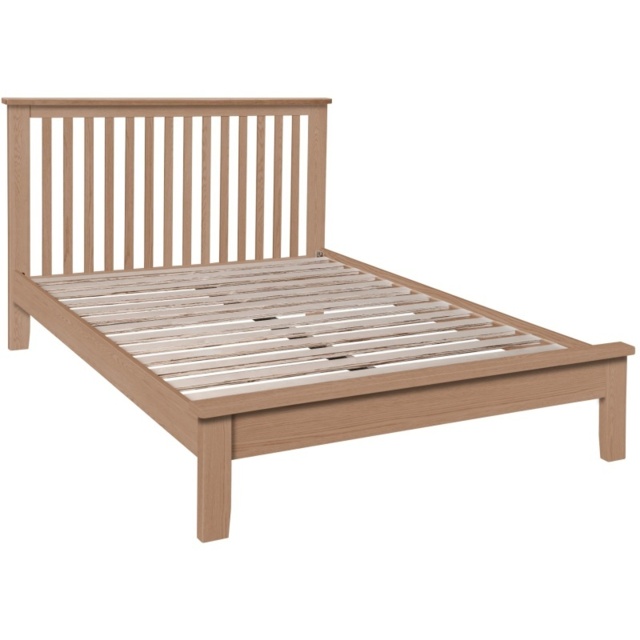 Cannes Bed Frame - Oak - 90cm Single 3ft - image 1