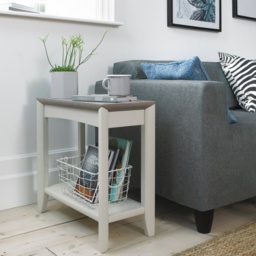Brampton Grey Rectangular Side Table