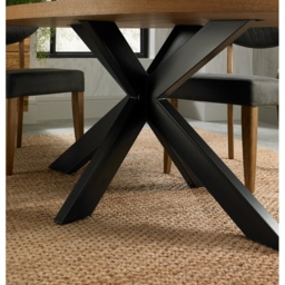 Winnipeg Rustic Oak 125cm Dining Table - thumbnail 3