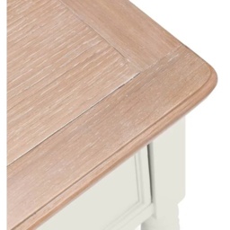 Julian Bowen Provence Rectangular 2 Drawer Coffee Table - Grey/Limed Oak - thumbnail 5
