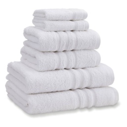 Catherine Lansfield Zero Twist Towel - White - Bath