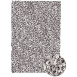 Mastercraft 039 - 001/6699 Twilight Shaggy Rug - White/Silver - 200cm x 290cm