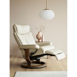 Stressless Magic Power Dual Motor Recliner Chair - Large - Paloma Leather - thumbnail 3