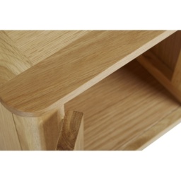 Hardwick Oak Small Media Stand - thumbnail 4