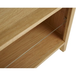 Hardwick Oak Small Media Stand - thumbnail 5
