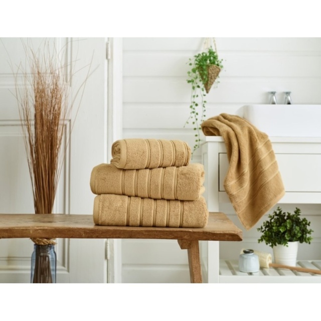The Lyndon Company Rainham Cotton Towel - Praline - Bath Towel - image 1