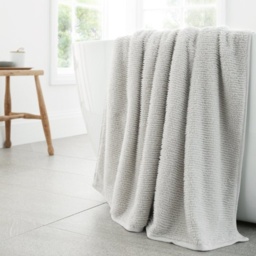 Bianca Soft Zero Twist Spa Towel - Silver - Bath Sheet