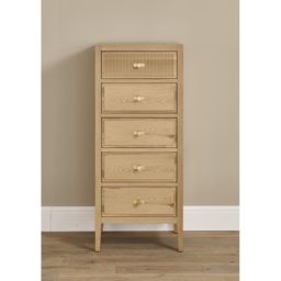 Illinois 5 Drawer Wellington Chest - Oak - thumbnail 2