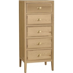 Illinois 5 Drawer Wellington Chest - Oak - thumbnail 3