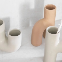 Tova Vase - Grey - thumbnail 2