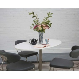 HND Helsinki Oval Dining Table - 160cm x 90cm - Glass - thumbnail 3