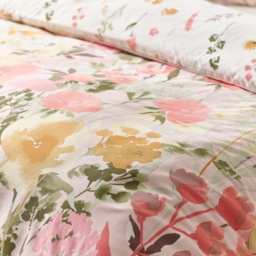 Catherine Lansfield Countryside Floral Duvet Set - Pink - Single - thumbnail 4