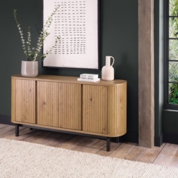 Kingston Rustic Oak Wide Sideboard - thumbnail 1