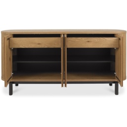 Kingston Rustic Oak Wide Sideboard - thumbnail 4