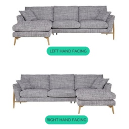 Ercol Forli Chaise End 3 Seater Sofa - Fabric Grade T2 - LHF - thumbnail 2