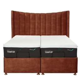 Tempur Suffolk Adjustable Disc Divan Base - Single - 90cm x 200cm - Conti Drawers - Soho Natural - thumbnail 3