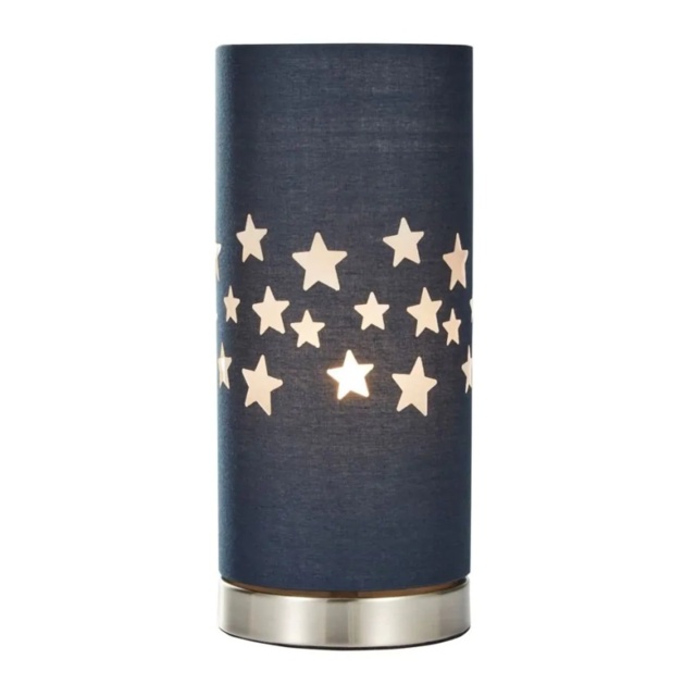 BHS Glow Stars Table Lamp - Navy - image 1