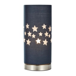 BHS Glow Stars Table Lamp - Navy